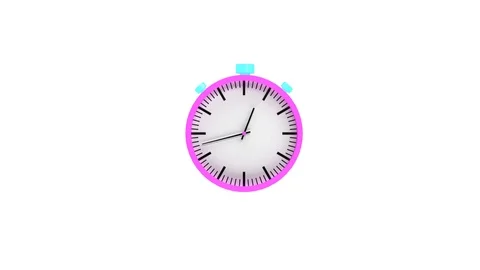 Animated Clock Stock Footage 90945335