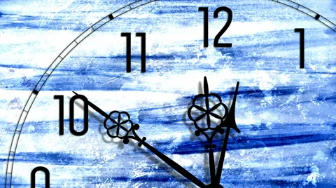 Animated Clock Time Lapse 10 Minute In 10 Seconds Stock Footage 46637874