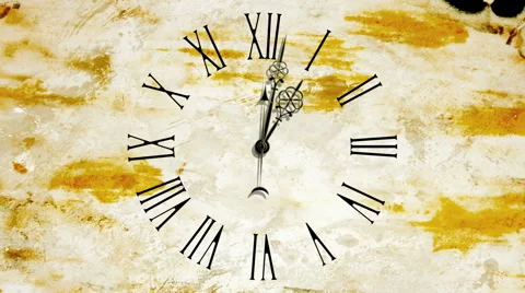 Animated Clock Time Lapse 12 Hours In 12 Seconds Stock Footage 46637664