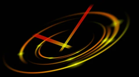 Animated Clock Time Lapse 2 Days In 14 Seconds Stock Footage 46590444