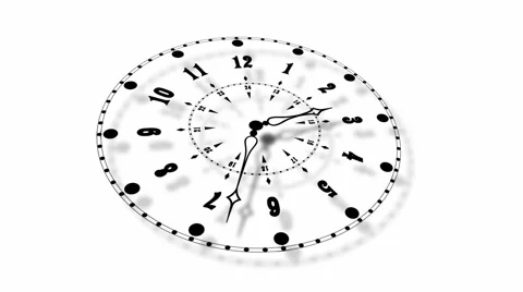 Animated Clock Time Lapse 30 Minute In 9 Seconds Stock Footage 46635914