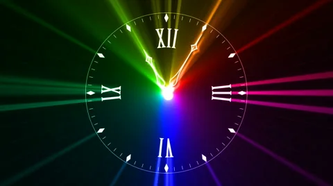 Animated Clock Time Lapse 60 Minute In 12 Seconds Stock Footage 46636622