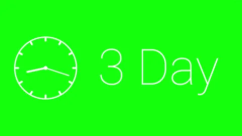 Animated clock time lapse greenscreen daily time lapse clock Stock Footage 265926434