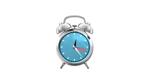 Animated Clock, Twenty Four Hour, Loopable. Includes Alpha Channel, Easy to Use Stock Footage 90851475