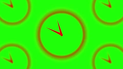Animated clocks background moving, time passing, fast speed up transition, .. Stock Footage 336476080