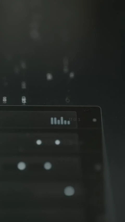 Animated close-up of data flowing into server hardware Stock Footage 332048209