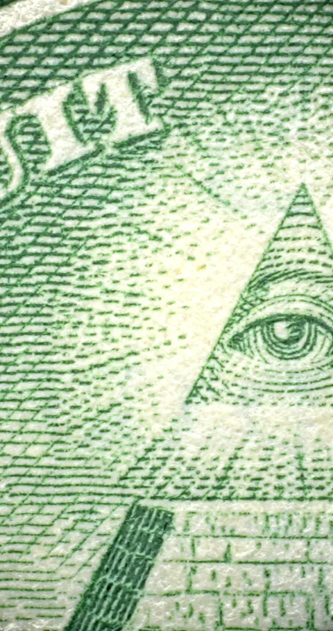 Animated Closeups of Dollars Bill Engraving Details. Video stock 346460369