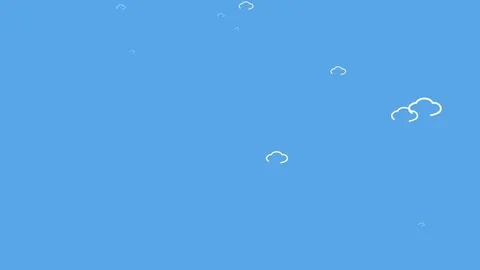 Animated cloud hosting, loading bar Stock Footage 85417536