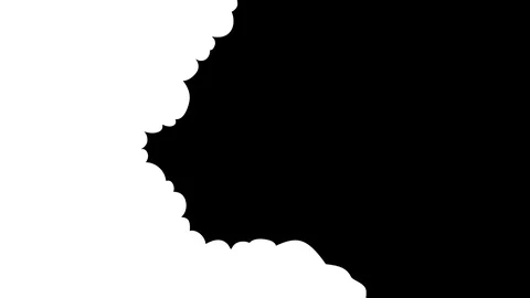 Animated clouds background element, seamlessly looping with alpha channel 動画素材 118070223