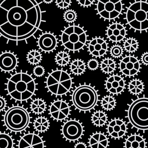 An animated cogwheel pattern background 스톡 동영상 100827069