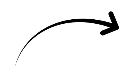 Animated collection of hand-drawn black arrows pointing in various directio.. Stock Footage 332966582