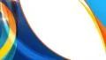 Animated color stripes on white, orange and blue background, loop HD Footage