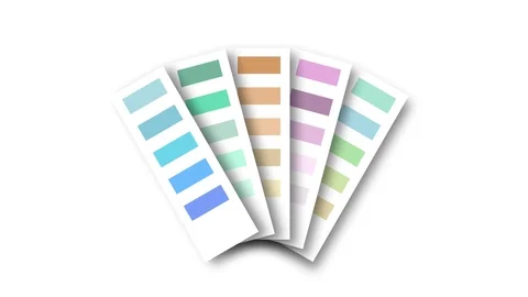 Animated color swatch Stock Footage 108853884