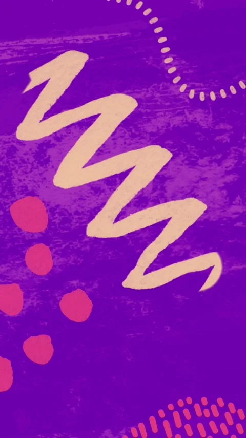 Animated colored background made of various kinds of figures Stock Footage 305993842