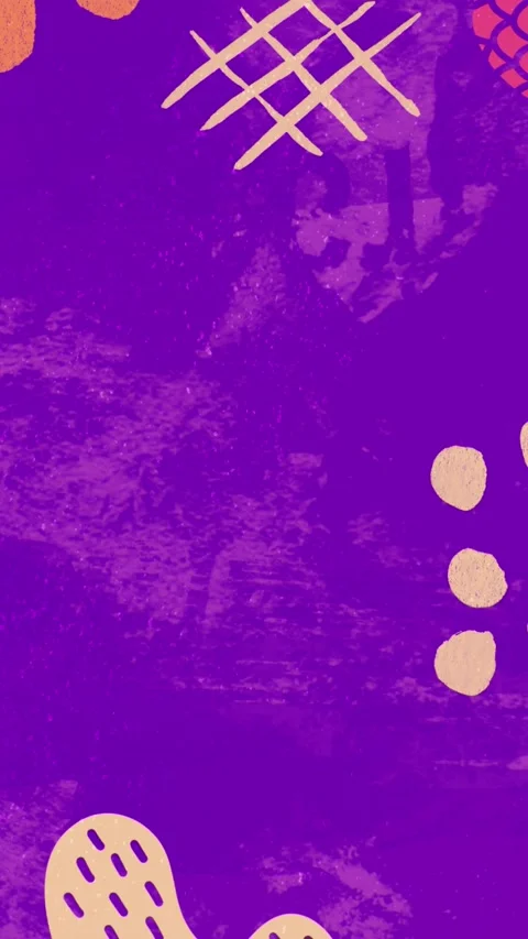 Animated colored background made of various kinds of figures Stock Footage 305993843