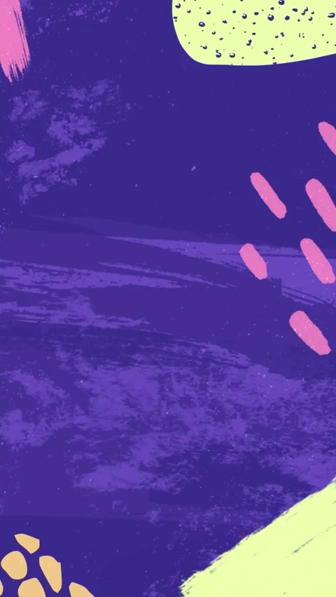 Animated colored background made of various kinds of figures Stock Footage 305993944