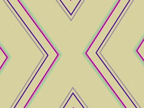 Animated Colored Concentric Geometric Shapes To Center Stock Footage 75059792