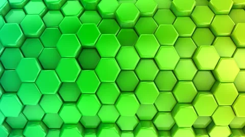 Animated Colored Honeycombs Stock Footage 65796258