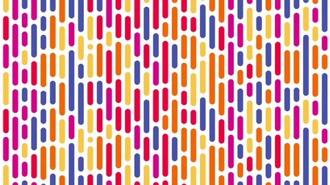 Animated colored segment lines Stock Footage 94601118