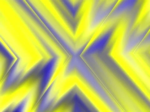 Animated Colored Yellow Blue Concentric Geometric Motion Shapes Stock Footage 75053178