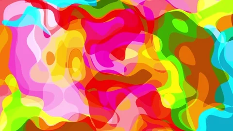 Animated colorful abstract motion background Stock Footage 339226121
