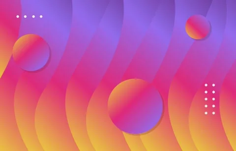 Animated colorful abstract motion background Video stock 345835217
