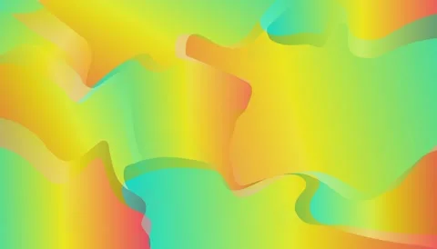 Animated colorful abstract motion background 動画素材 345835266