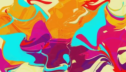 Animated colorful abstract motion background Vidéo 345835275