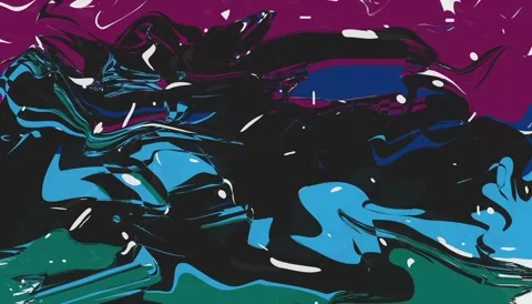 Animated colorful abstract motion background 動画素材 345835288