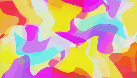 Animated colorful abstract motion background 動画素材 345835300