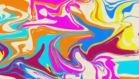 Animated colorful abstract motion background Vidéo 345835317