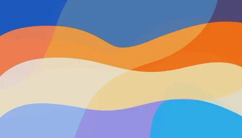 Animated colorful abstract motion background 動画素材 345835355