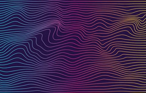Animated colorful abstract motion background Stockbeeldmateriaal 345835372