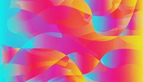 Animated colorful abstract motion background 動画素材 345835412
