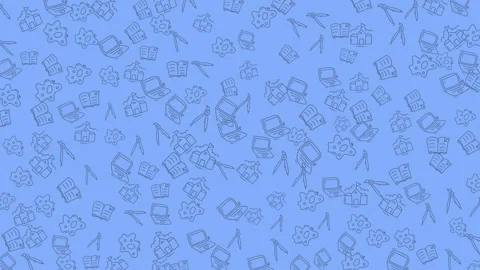 Animated colorful abstract technology pattern with futuristic design elemen.. Stock Footage 336830449