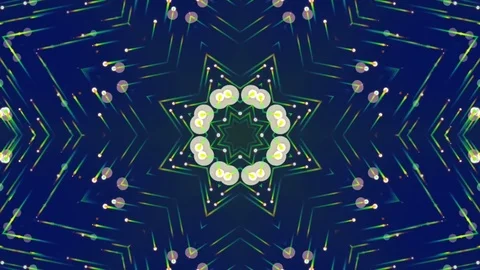 Animated Colorful Background. Kaleidoscope. Loop Stock Footage 73828918