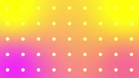 Animated colorful dot pattern background. Stock animation. Rows of increasing Stock Footage 130663992