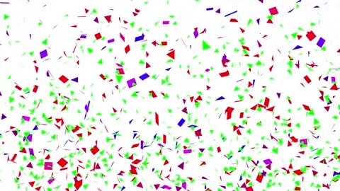 Animated Colorful Paper Explosion with Double Party Popper Burst in 4K loop Video stock 342839242