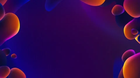 Animated colorful presentation background, vibrant fluid liquid shapes Stock Footage 282785646