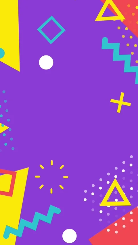 Animated Colorful Shape Desing Backgrounds Stock Footage 247586435