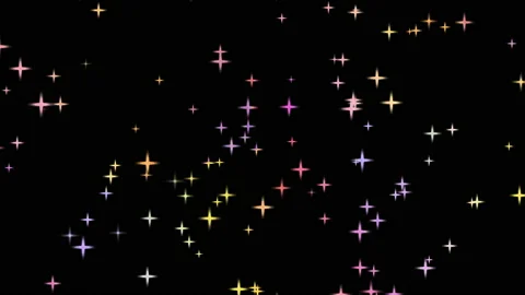 animated colorful sparkling cartoon star... | Stock Video | Pond5