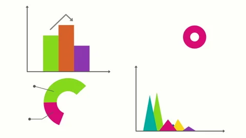 Animated colourful infographics Stock Footage 201468843