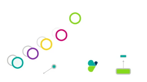 Animated colourful infographics Stock Footage 201481472