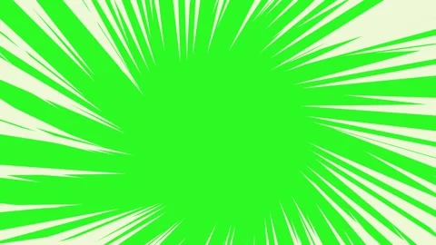 Animated comic book speed lines on a green screen background. Stock Footage 317970079