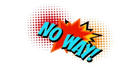 Animated Comic Text Stock Footage 107855413