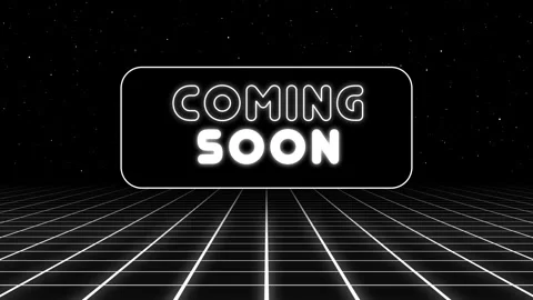 Animated Coming Soon with grid Stock Footage 280763963