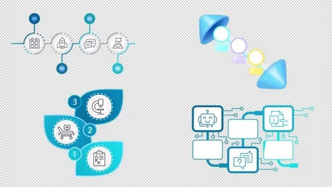 Animated company flowcharts | Stock Video | Pond5