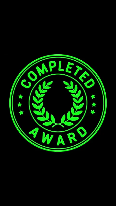 Animated Completed Rubber Stamp Green Screen Video Stock Footage 334136421