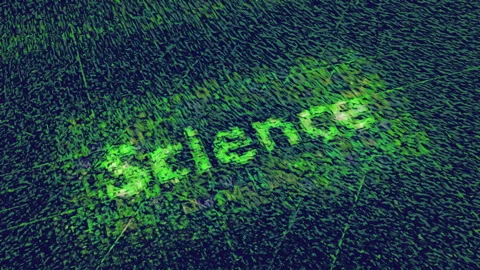 Animated computer chipset pattern, 3d futuristic technology background Stock Footage 249548711