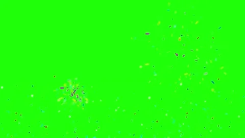 Animated confetti eruption splash confetti spray birthday party event new y.. Stock Footage 284692526